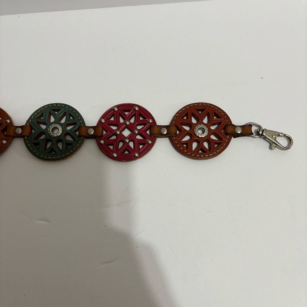 Fossil Multicolor Circle Link Belt - image 4